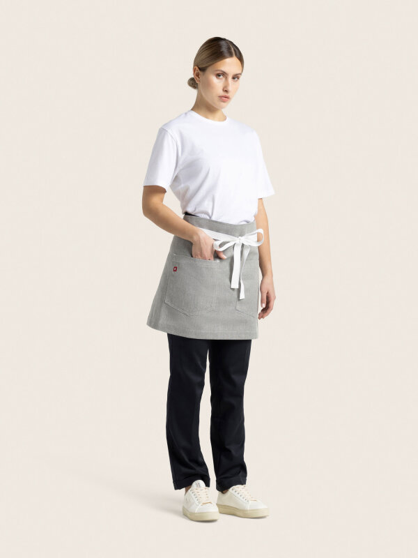 service apron, SALT&amp;PEPPER grey melange