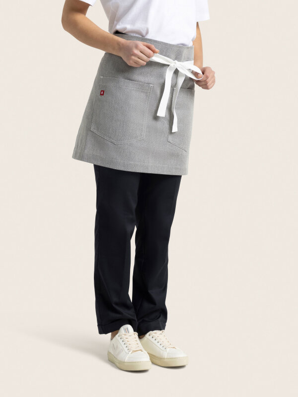 service apron, SALT&amp;PEPPER grey melange