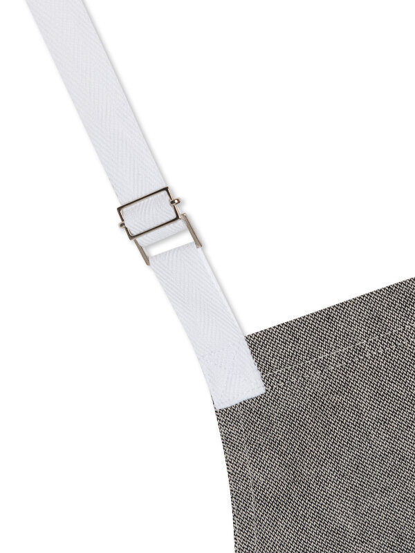 long bib apron, SALZ&amp;PFEFFER grey melange