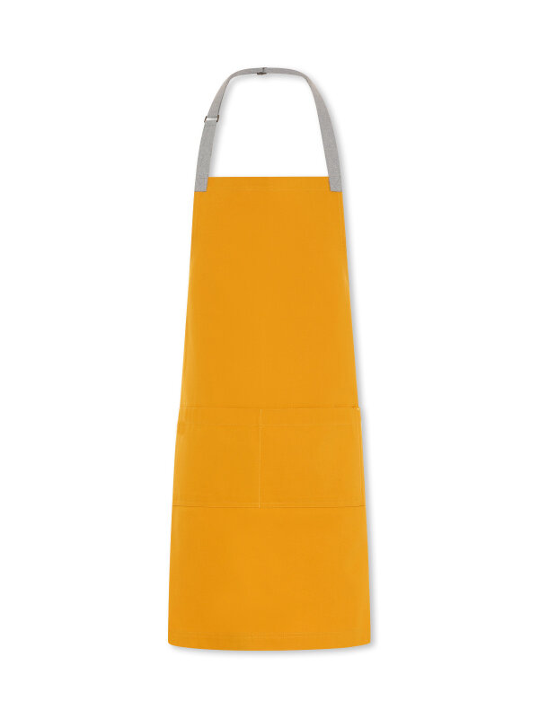 long bib, OVEN, saffron