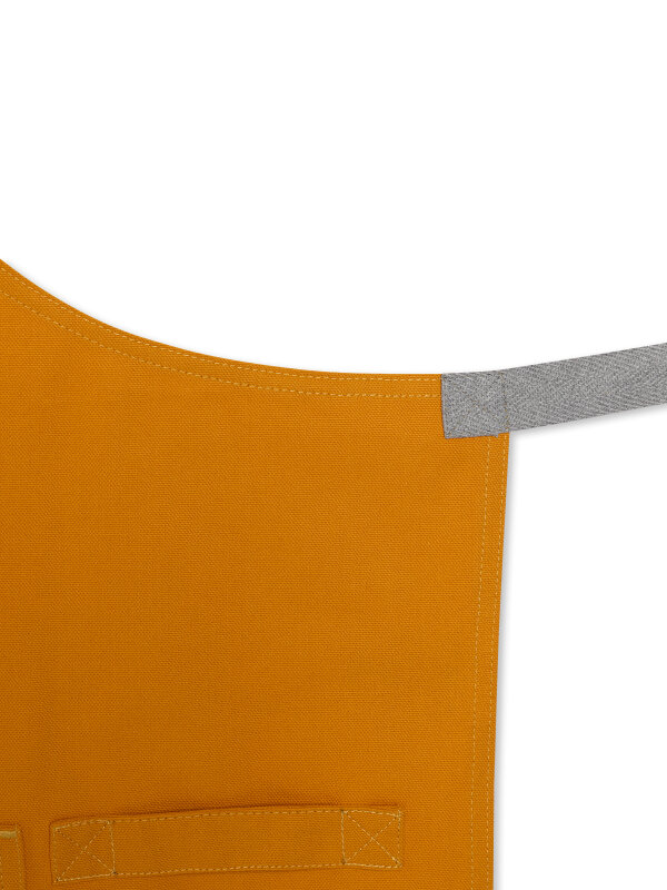 long bib, OVEN, saffron