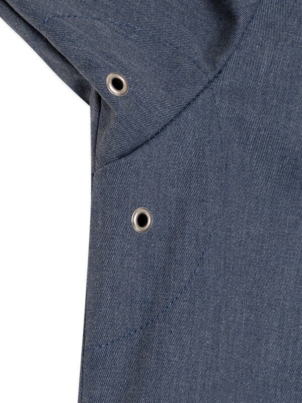 Chefs jacket long sleeve RAY 2.0, denim look M