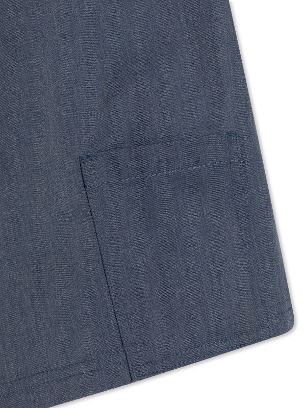 Chefs jacket long sleeve RAY 2.0, denim look M
