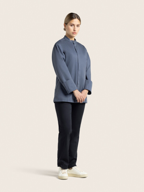 Chefs jacket long sleeve, RAY 2.0 denim look 2XL