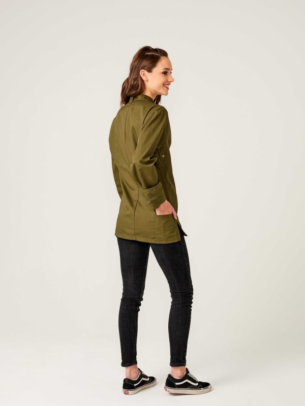 Kochjacke langarm RAY, olive M