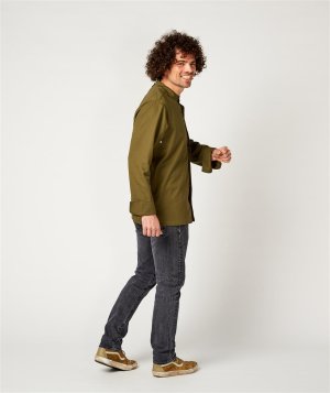 Chefs jacket long sleeve RAY, olive M