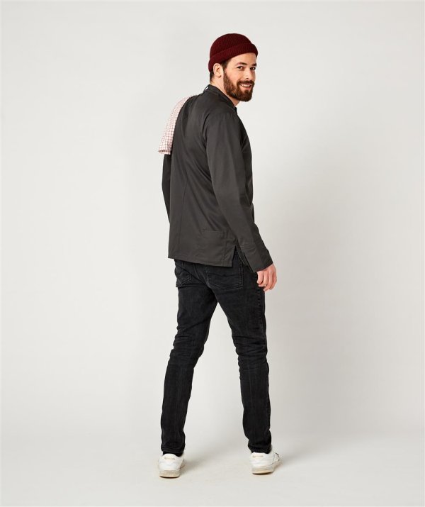 Chefs jacket long sleeve RAY 2.0, anthracite XS