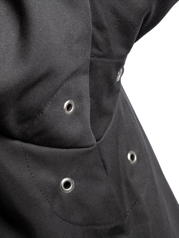 Chefs jacket long sleeve RAY 2.0, anthracite XS