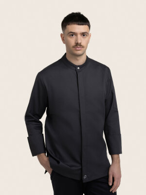 Chefs jacket long sleeve RAY 2.0, anthracite M