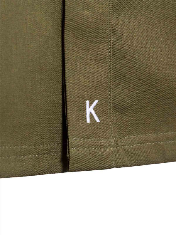 long sleeve chefs jacket women, ROHU, olive M