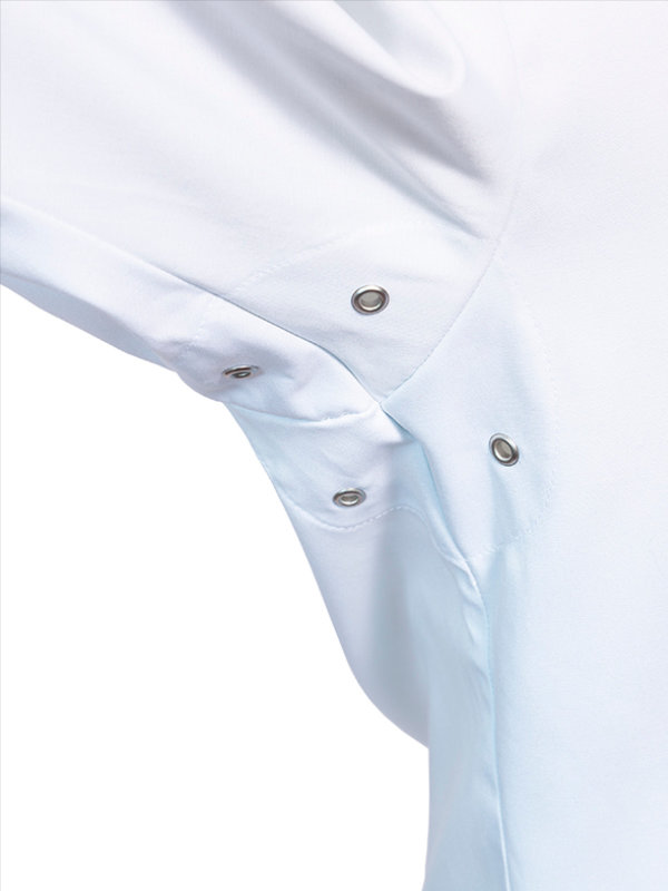 short sleeve chefs jacket OYSTER, white L