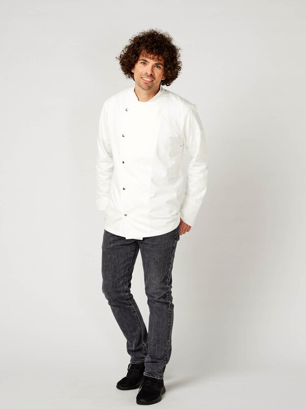 long sleeve chefs jacket, RIVOLI white XS