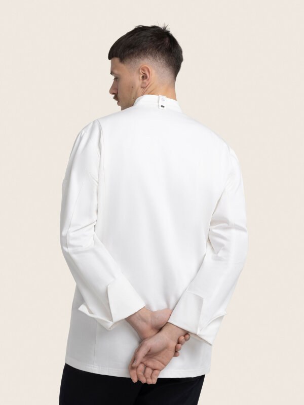 long sleeve chefs jacket, RIVOLI white XS