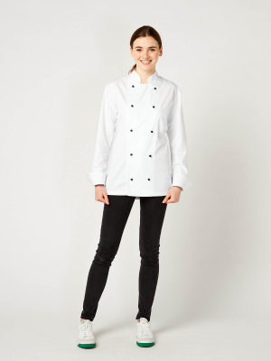 long sleeve chefs jacket, RUBANO white M