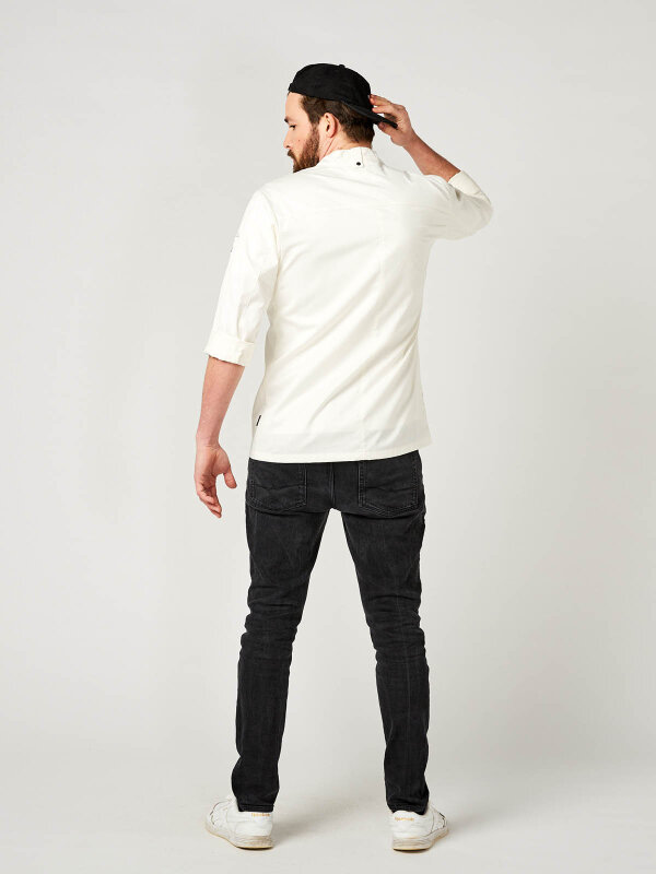 Kochjacke Herren langarm HAIFA, natural M