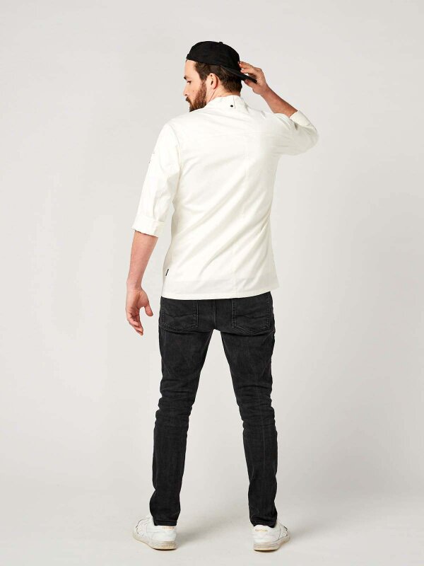 Kochjacke Herren langarm HAIFA, natural M