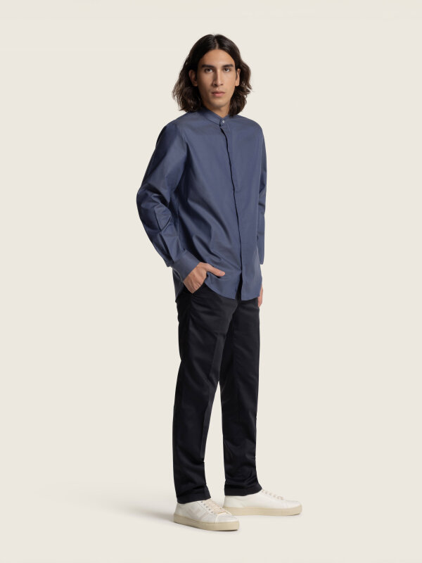 shirt BEVER, greyblue M