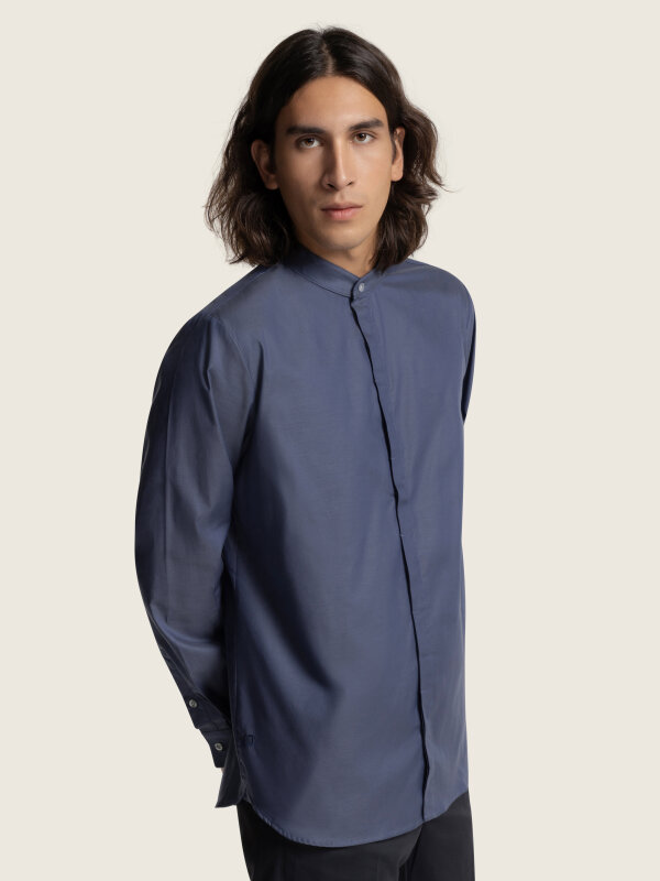 shirt BEVER, greyblue XL