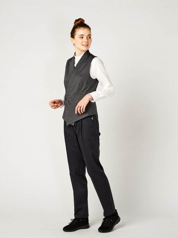 womens waistcoat, GERA anthracite M