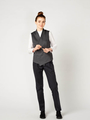 womens waistcoat, GERA anthracite M