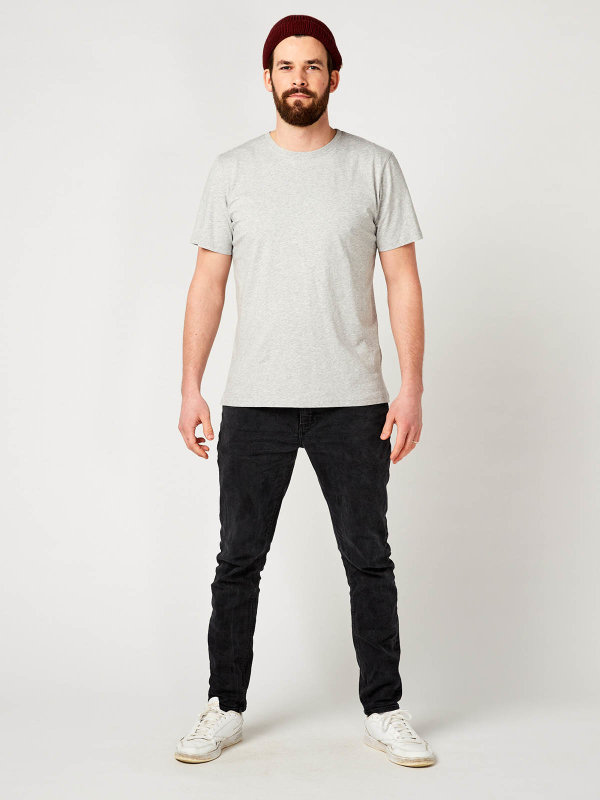 T-Shirt Unisex PORTO, grey melange L