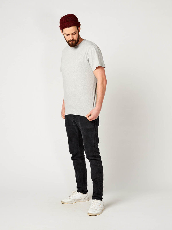 T-Shirt Unisex PORTO, grey melange XL