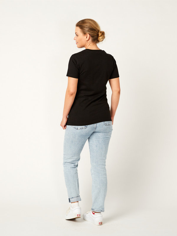 T-Shirt Damen PISA, black 2XL