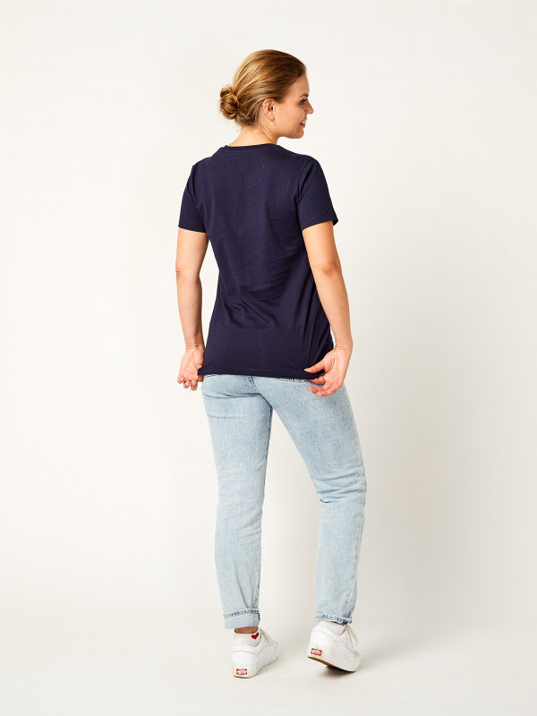 T-Shirt Damen PISA, navy XL
