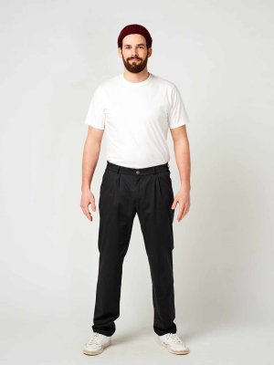 work trousers unisex, TORONTO, black M