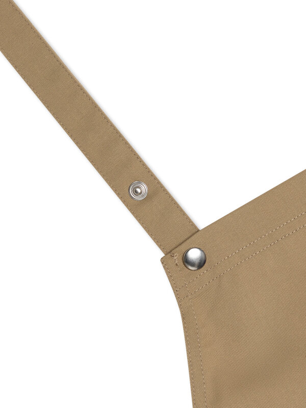 long bib apron, OSCAR, ginger