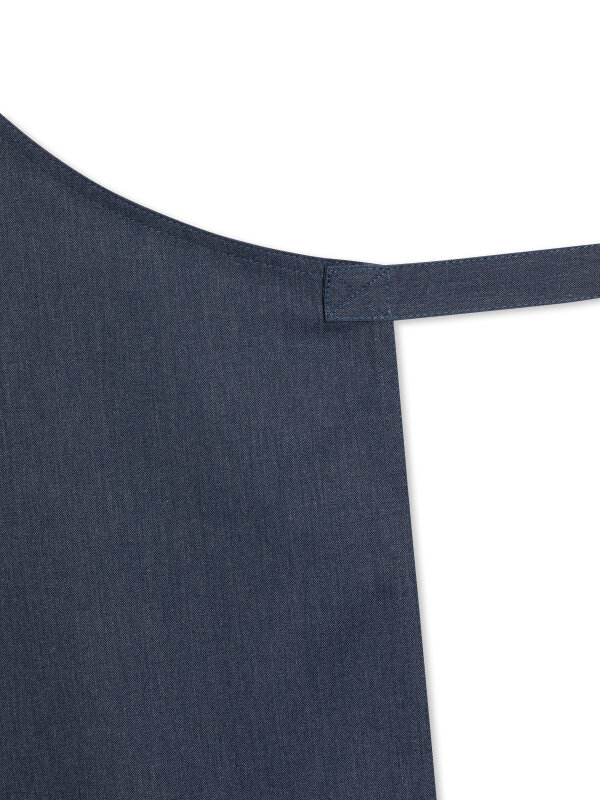 long bib apron, OSCAR, denim look