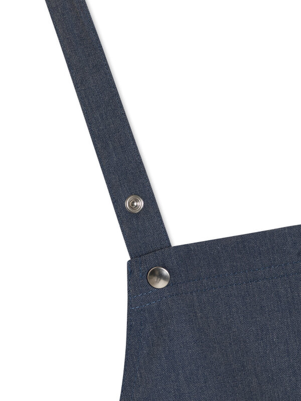 long bib apron, OSCAR, denim look
